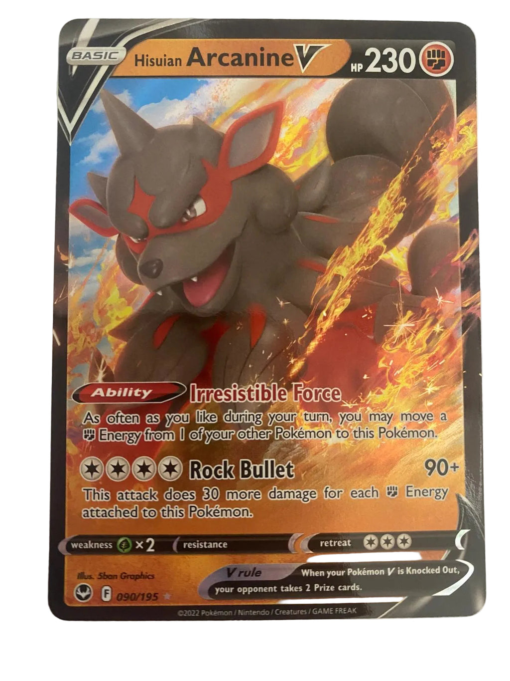 hisuian arcanine v